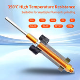 For Creality K2 Plus Ceramic Heating Block Hotend Kit High Temperature Resistance and High Quality with High Flow 0.4mm Nozzle